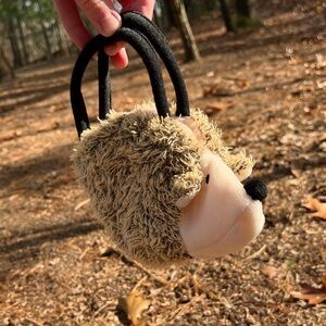 2003 Hedgehog Plush Mini Purse Cute Kidcore Fun